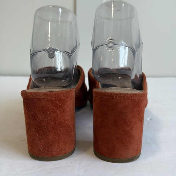 Madewell Suede Mules in Rust - Picture 4 of 13